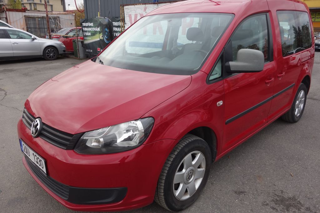 Volkswagen Caddy 1.6 TDI 75KW ČR! I maj! 2xkola