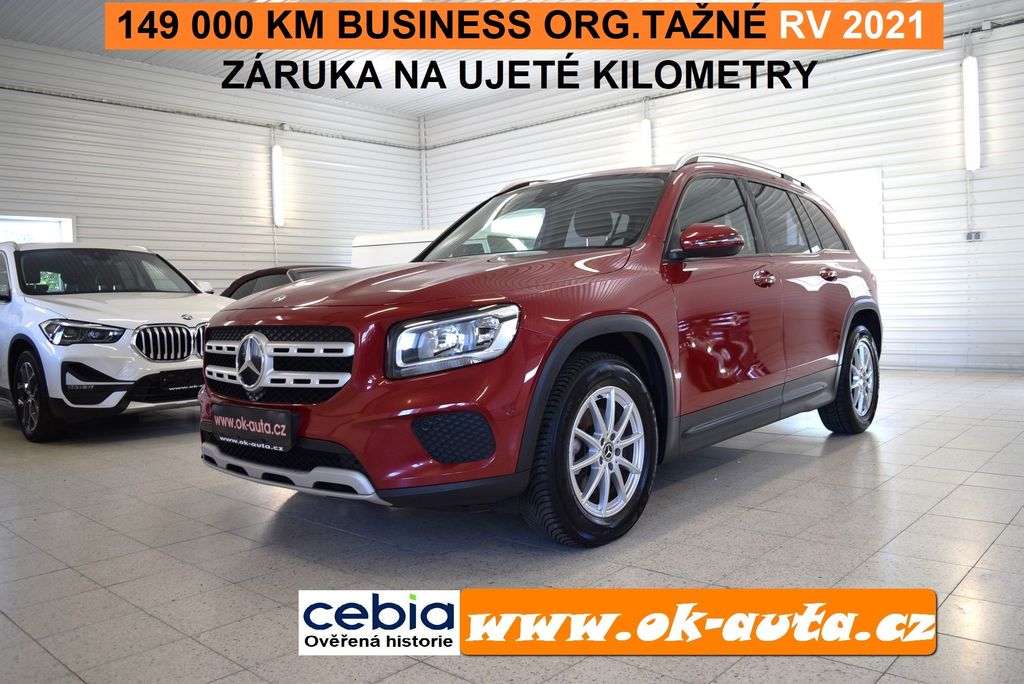 Mercedes-Benz GLB 180BUSINESS ORG TAŽNÉ ZAŘ 2021