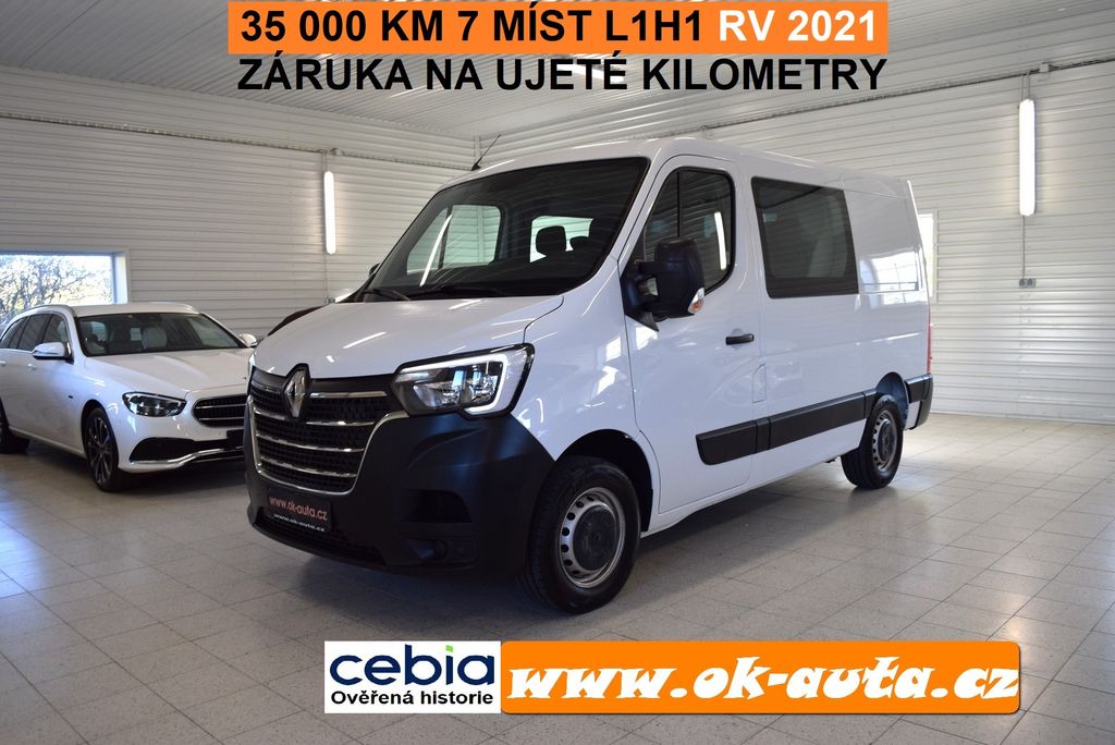 Renault Master 2.3 dCi 7 MÍST 35 000 KM-DPH