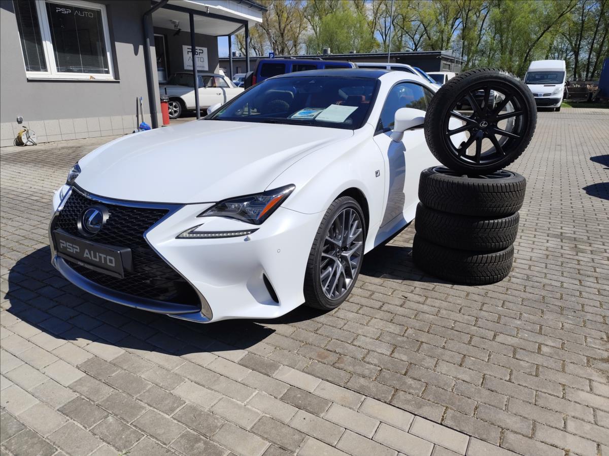 Lexus RC 300h 300h F SPORT PANO KŮŽE LED 2xALU TOP