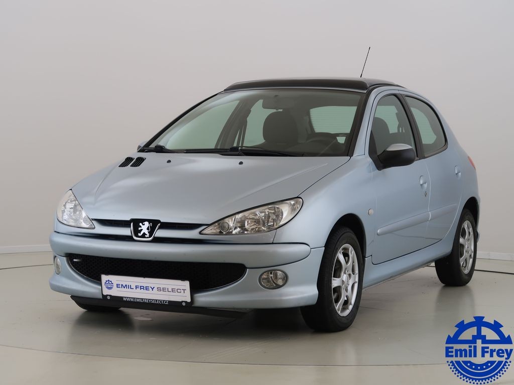 Peugeot 206 1.4HDi,CZ,1Maj,AC,Střešní okno