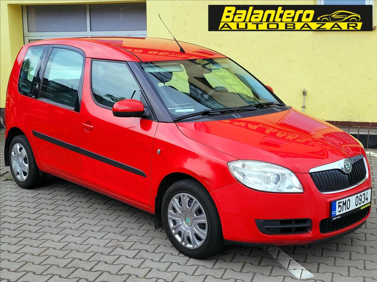 Škoda Roomster 1,4 16v 63kW, ČR, SERV. KNIHA
