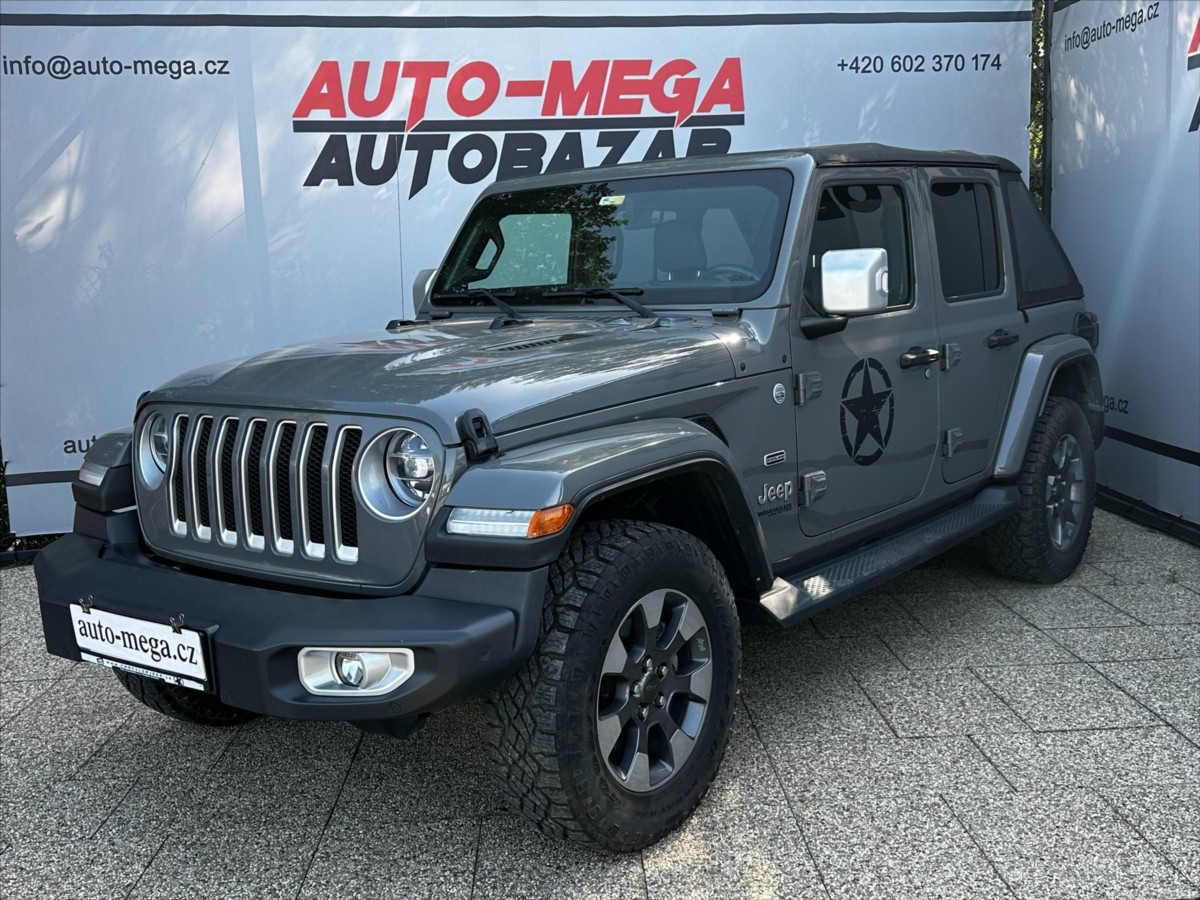Jeep Wrangler 2,0 SAHARA-OVERLAND-CZ-HARDTOP