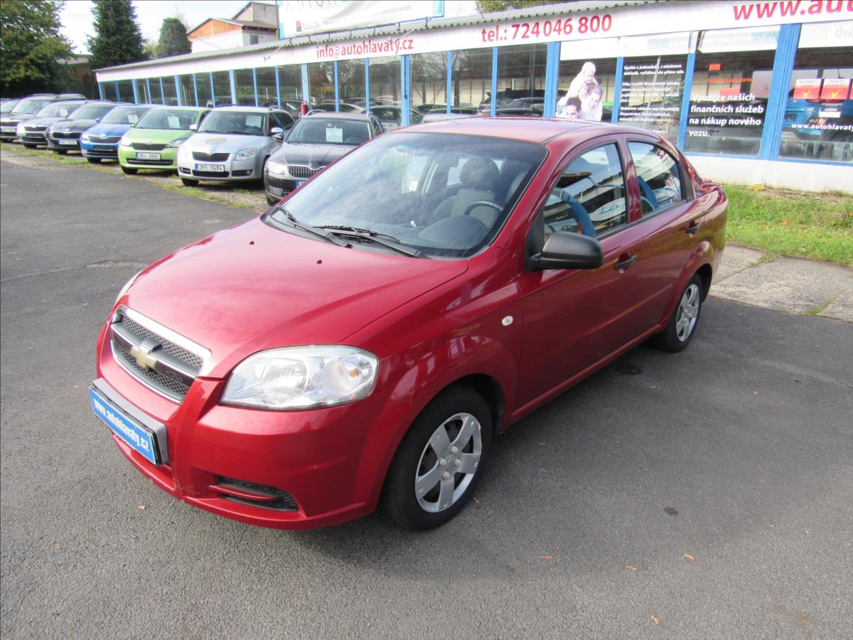 Chevrolet Aveo 1,2 i 53kW Sedan 1.majitel