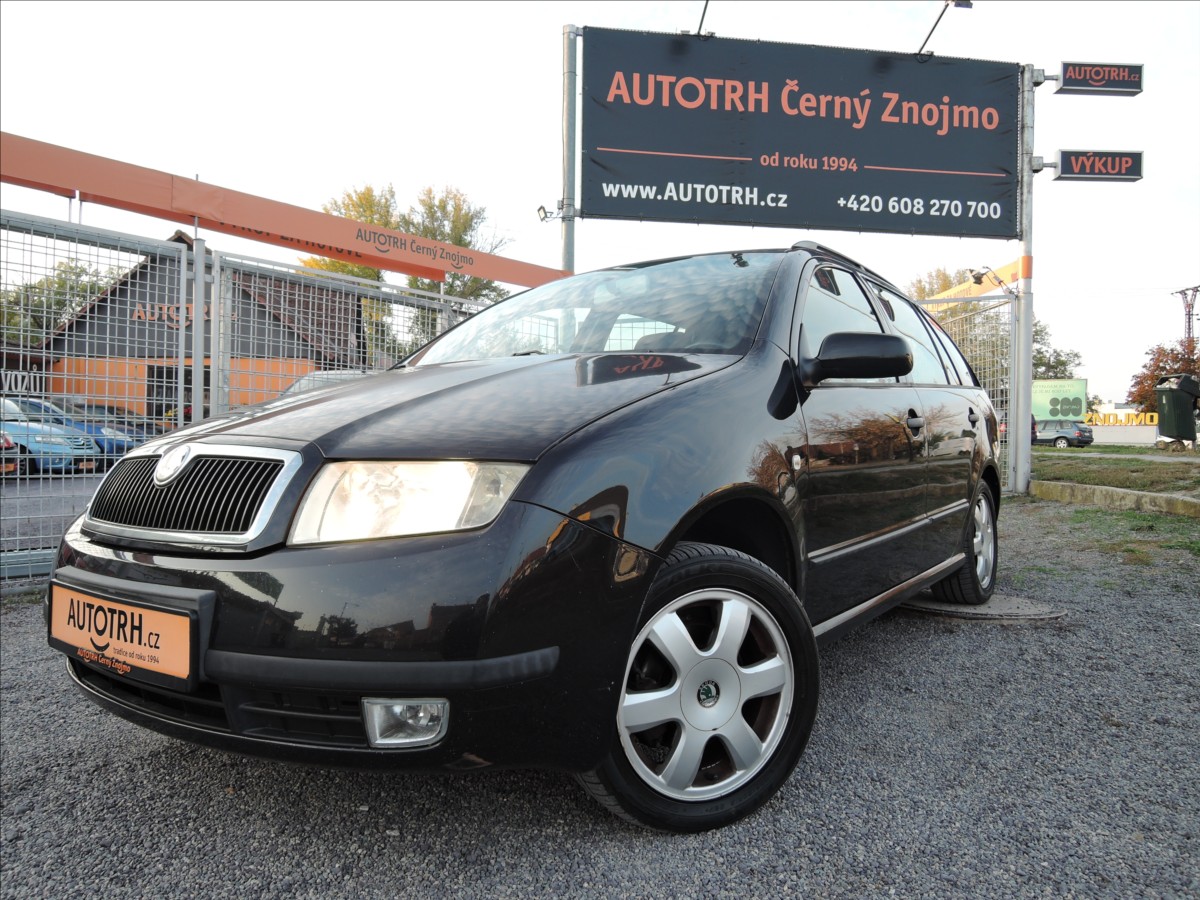 Škoda Fabia 1,9 TDi Tažné Nezávislé topení
